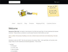 Tablet Screenshot of filterking.com